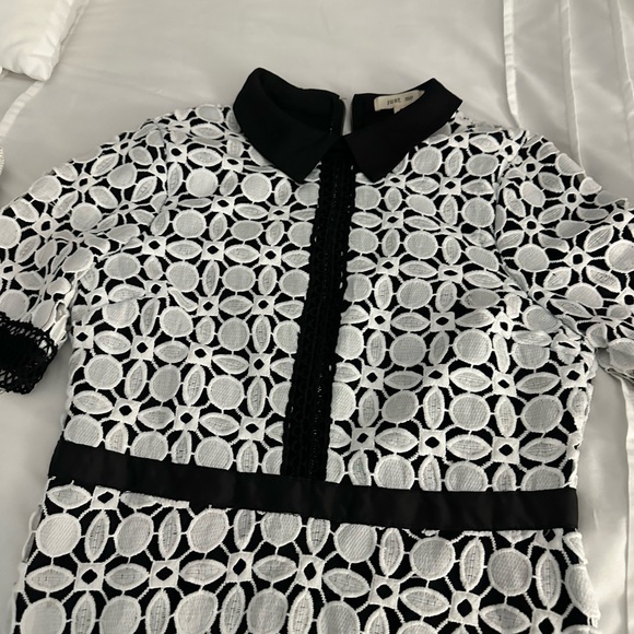 Queensland Embellished Crochet Lace Dress - Picture 2 of 8